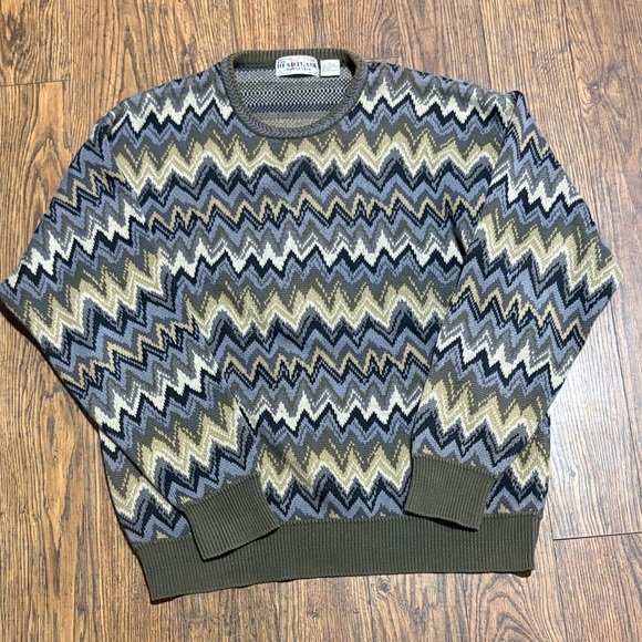 Pendleton Other - Pendleton Men's Chevron Sweater - Olive, Gray, and Navy
